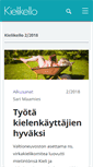 Mobile Screenshot of kielikello.fi